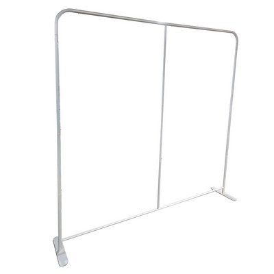 8'W x 8'H EuroFit Straight Wall Hardware Only, Frame and Carry Case. Graphics are not included